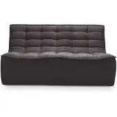 Ethnicraft N701 2-istuttava sohva Dark Grey