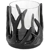 Artwood Antler kynttilälyhty pieni musta