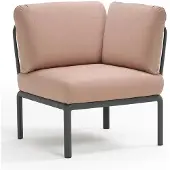 Nardi , Komodo torven osa Antracite - Rosa Quarzo