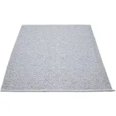 Pappelina Svea matto 230x320 cm grey metallic / light grey
