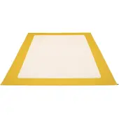 Pappelina Ilda matto 180x180 cm mustard / vanilla