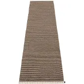 Pappelina Mono matto 60x250 cm dark brown / dark linen