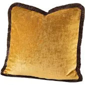Artwood , Garda Velvet Cognac tyynynpäällinen Fringe 50 x 50