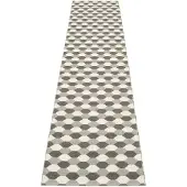 Pappelina Dana matto 70x335 cm warm grey / charcoal / vanilla