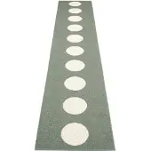 Pappelina Vera matto 70x375 cm army / vanilla