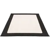 Pappelina Ilda matto 180x180 cm black / vanilla