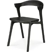 Ethnicraft Bok Ruokailutuoli musta tammi/black leather