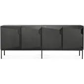 Ethnicraft Stairs sideboard 4 ovea Mustaksi petsattu tammi 200 x 80 x 46 cm