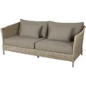 Brafab , Aster 3-istuttava sohva beige polyrottinki sis. pehmusteet