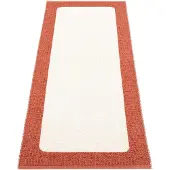 Pappelina Ilda matto 70x180 cm brick / vanilla