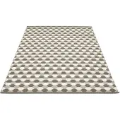Pappelina Dana matto 180x275 cm warm grey / charcoal / vanilla