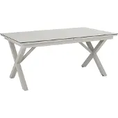 Brafab , Hillmond ruokapöytä 100 x 166-226 khaki korkeapainelaminaatti