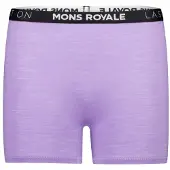 Mons Royale Women's Hannah Hot Pant Merinovilla-alusvaatteet Naiset koko XL väri violetti