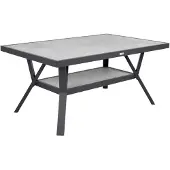 Brafab Samvaro sohvapöytä 90 x 140 cm antrasiitti/harmaa