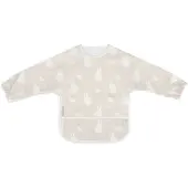 Jollein Miffy&Snuffy Pitkähihainen Ruokalappu, Nougat