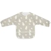 Jollein Miffy&Snuffy Pitkähihainen Ruokalappu, Olive Green