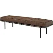 Artwood Princetown penkki 163 cm ruskea nahka