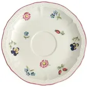Villeroy & Boch Petite Fleur Lautanen Kahvikupille/teekupille 15cm - Asetit & Teevadit Posliini Valkoinen - 1023951280