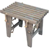 Hillerstorp Ecobench 60 cm Mänty harmaa öljytty