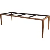 Cane-Line Aspect ruokapöytä Fossil black-teak 280 cm