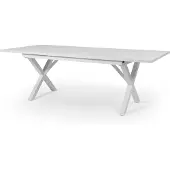 Brafab , Hillmond pöytä 100 x 160-220 cm valkoinen
