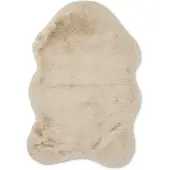 Skinnwille Fluffy Matto Beige