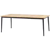 Cane-Line , Core Ruokapöytä 90X210 Lava Grey