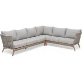 Hillerstorp Himmelsnäs kulmasohva Teak / Beige