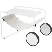 Brafab Poul Table sivupöytä White-off white, 72x44 cm