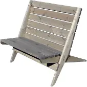 EcoFurn Tupla-Granny harmaa mänty öljytty
