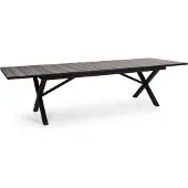 Brafab , Hillmond jatkettava pöytä 100x238-297 cm musta/nature