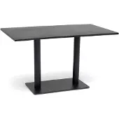 Hillerstorp Näsby ruokapöytä 70x120 cm Musta