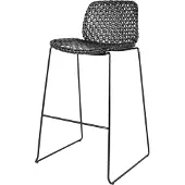 Cane-Line Vibe baarituoli Black/Graphite Weave