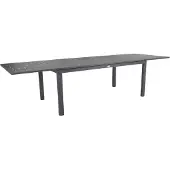 Brafab Lomma jatkettava ruokapöytä Anthracite 194-312 cm