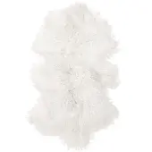 Skinnwille Shansi Lampaannahka 55x95 cm White
