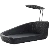 Cane-Line Savannah daybed moduuli oikea musta
