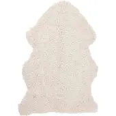 Skinnwille Curly lampaannahka 60x95 cm Beige moonlight