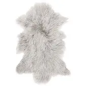 Skinnwille Shansi Lampaannahka 55x95 cm Lightgrey