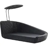 Cane-Line Savannah daybed moduuli vasen musta