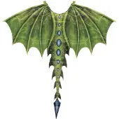 Great Pretenders Legendary Dragon Soft Wings lohikäärmesiivet 4-6 vuotiaille