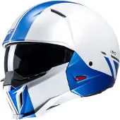 HJC Jet-Kypärä Valkoinen/Sininen unisex, size L