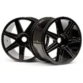 Hpi 7 Spoke Black Chrome Trophy Truggy Wheel