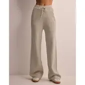 ICANIWILL Soft Knit Oversized Pants Light Beige