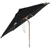 Brafab Trieste puinen aurinkovarjo 250 cm musta
