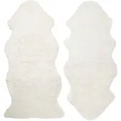 Skinnwille Curly lampaannahka 1,5 White