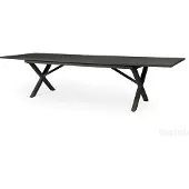 Brafab Hillmond pöytä 100 x 240-310 cm musta