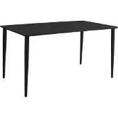 Brafab Nimes ruokapöytä 78 x 140 cm musta