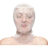 nsnovelties Fetish &amp; Fashion Lace Hood White