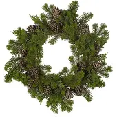 Mr Plant , Joulukranssi Kävyillä 45 cm