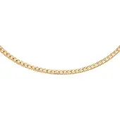 Daniel Wellington Elan Flat Chain Necklace Short G - Gold - S 44 cm